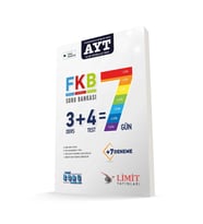 Limit Yayınları 2024 - 2025 Müfredat Yeni Nesil AYT F-K-B ( FİZİK-KİMYA-BİYOLOJİ ) SORU BANKASI (Çok Renkli)