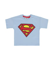 Civil Baby Superman Baskılı 6-18 Ay Tişört - Mavi