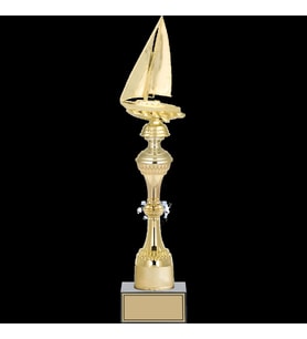 ODAK KUPA - Figürlü Kupalar - Yelken Figürlü Kupalar FG-031 B - 45 cm