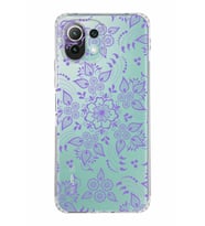Xiaomi  Mi 11 Lite  Kamera Korumalı Kapak Nostalji Desen Tasarımlı Şeffaf  Kılıf