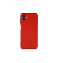 Samsung Galaxy A04 Kılıf Nano İçi Kadife Silikon - Kırmızı
