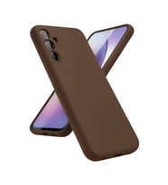 Galaxy A24 4G Kılıf First Silikon - Kahverengi