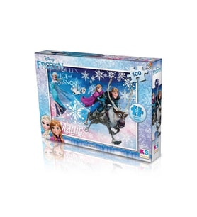 Nessiworld Ks Oyuncak Frozen Puzzle 100 Parça FRZ.714-1