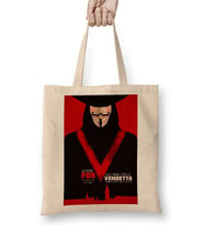 V For Vendetta Bez Çanta Uzun Saplı