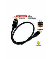 Next YE-1108 60cm HDMI Kablo Hareketli HDMI Fişli (Siyah)
