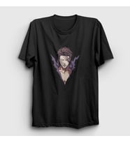 Presmono Unisex Siyah Aizen Anime Bleach T-Shirt 126857tt