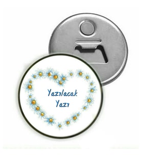 Anneler Günü Hediyesi İsime Özel Magnet ( Açacaklı Magnet )