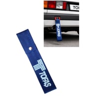 Tofaş Uyumlu Kırmızı Renk Yüksek Kalite Tampon Dili - Çeki Ipi  Oto Tampon Sticker & Arma Aksesuar (Mavi)
