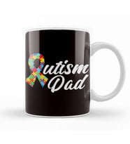 Autism Dad Father Daddy Autistic Child Son Daughter Family Kupa Bardak Porselen