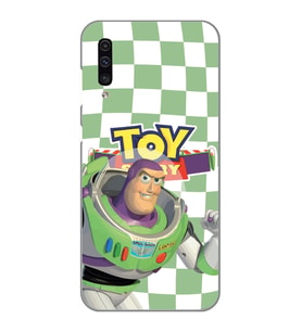 Samsung Galaxy A70 Uyumlu Toy Story Buzz Desenli Şeffaf Telefon Kılıfı