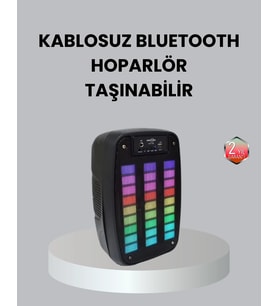 Mey İthalat® Kablosuz Bluetooth Müzik – 2 Saat Batarya Süresi, Taşınabilir