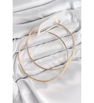 Pirinç Halka Model Gold Renk Kadın Küpe 5886 - GLST5050-2863