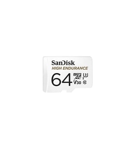 SanDisk High Endurance SDSQQNR-064G-GN6IA Class 10 UHS-I U3 V30 64 GB Micro SD Kart