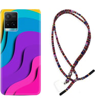 Vivo Y11S Y21S Y20 Y20S Y70 Kılıf Boyun Asklı Rasta Silikon Renk Cümbüşü 1631