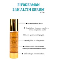 Fitoderman 24K Kırışıklık Karşıtı ve Nemlendirici Altın Yüz Bakım Serumu