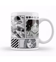 Mikasa And Eren Jaeger Attack On Titan Kupa Bardak Porselen