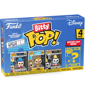 Funko Bitty Pop Figür Disney - Sorcerer Mickey 4Pk (Krem)
