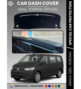 VOLKSWAGEN TRANSPORTER T7 (2021+) Torpido Örtüsü Ön Göğüs Koruma Torpido Koruma Tam Uyum UV Koruma