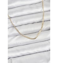 CM 14K Gold Renk Pirinç Zincir Model Kadın Kolye TJ-BKO10917