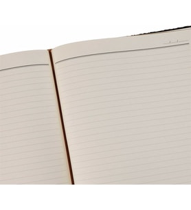 DERİ KAPAK DEFTER AJANDA TARİHSİZ ÇİZGİLİ 17X24 CM (KAHVE)