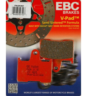 Ebc Fa254V 2004-2005 Suzuki GSX-R 750 Srad Uyumlu Arka Fren Balatası Yarı Sinter