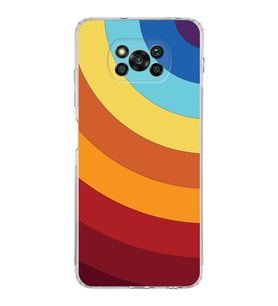 Xiaomi  Poco X3 Pro  Kamera Korumalı Kapak Renk Cümbüşü Tasarımlı Şeffaf  Kılıf