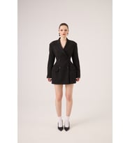 Belden Oturmalı Galina Blazer Ceket Siyah
