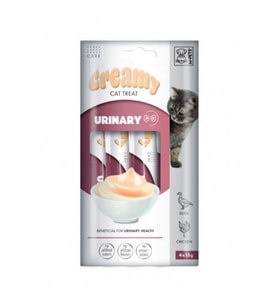 M-PETS URINARY FONKSİYONEL CREAMY KEDİ ÖDÜLÜ 4X15GR