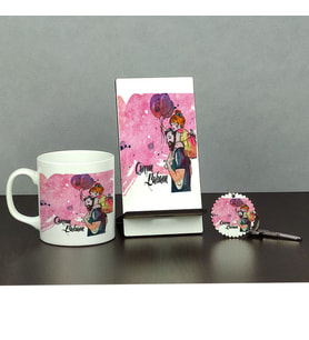 Canım Babam Üçlü Set (Kupa + Telefon Standı + Anahtarlık) 004