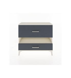 Arges Şifonyer Tek Raflı 2 Çekmeceli 88x30x80 Aytaşı-Antrasit