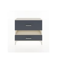 Arges Şifonyer Tek Raflı 2 Çekmeceli 88x30x80 Aytaşı-Antrasit