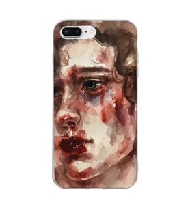 Iphone 7 PLUS - 8 PLUS Uyumlu Aesthetic Tasarımlı Şeffaf Telefon Kılıfı