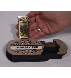 Çakmak Kişiye Özel İsim Yazılı ve Mdf Tasarım Kutulu No:129