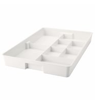 Çok Amaçlı Bölmeli Kutu Beyaz Renk IKEA Takı-Çekmece Düzenleme Kutusu 53x36x6 Cm
