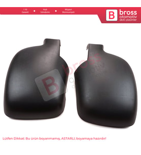 Renault Kangoo 2008-2013 için Sağ Sol Yan Dış Ayna Kapağı 7701068844 7701068842