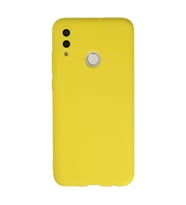 Huawei P Smart 2019 Kılıf Nano içi Kadife Silikon - Sarı