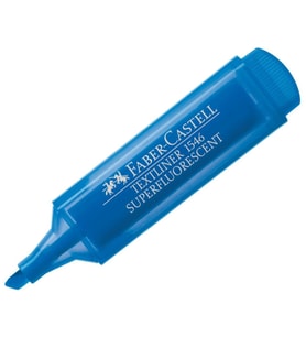 Faber Castell Fosforlu Kalem Şeffaf Gövde Mavi 1546