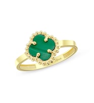 Yonca Model Altın Yüzük (Gold)
