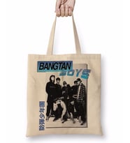 Bts Bangtan Boys 90's Vintage Bez Çanta Uzun Saplı