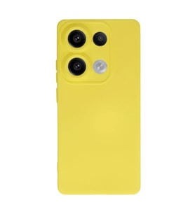 Xiaomi Redmi Note 13 Pro 4G Kılıf Nano içi Kadife Silikon - Sarı
