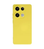 Xiaomi Redmi Note 13 Pro 4G Kılıf Nano içi Kadife Silikon - Sarı