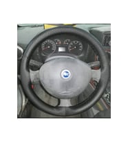 DİKİŞLİ DİREKSİYON KILIFI KARBON DERİ SİYAH DİKİŞLİ FIAT DOBLO İÇİN HIZLI KARGO