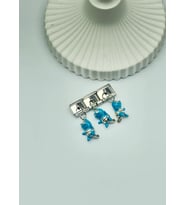 Çelik Silver Mavi Karakter Sallantılı İtalyan Charm - 25crm124