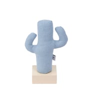 Kayigo Cactus Lavanta Dolgulu Gri Notluk / Mavi - Krem