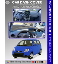 CHEVROLET SPARK (2009-2015) Torpido Örtüsü Ön Göğüs Koruma Torpido Koruma Tam Uyum Çatlamayı Önler