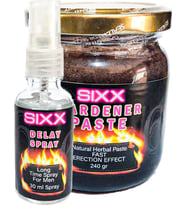 Sıxx Delay30 Mlsprey + Erkeklere Ekstradestek Özel Performansmacunu240 Gr