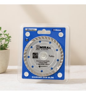 115 mm Mermer Kesme Diski 22.2 mm İnce Turbo