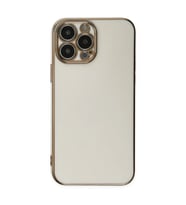 Apple İphone 15 Pro Max Kılıf Volet Silikon - Beyaz