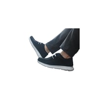 Ersin Klein Erkek Casual Deri Ayakkabı 96212 (Siyah - Beyaz)