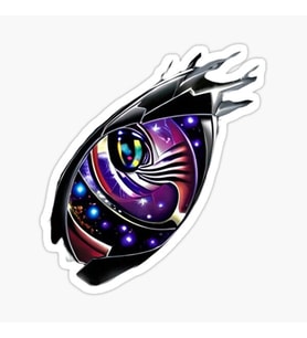 18cm Nazar Boncuğu Sticker Araba Duvar  Yapıştırma Etiket FF1